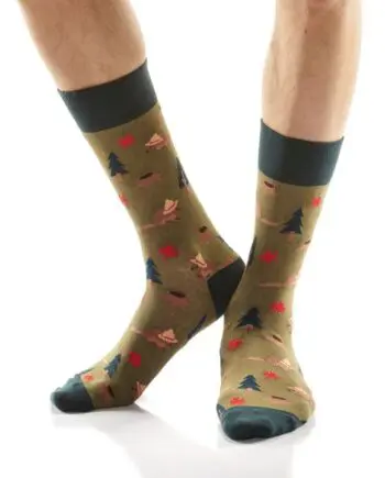 "On Duty" Men's Novelty Crew Socks by Yo Sox