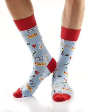 "Yada Yada" Men's Novelty Crew Socks by Yo Sox