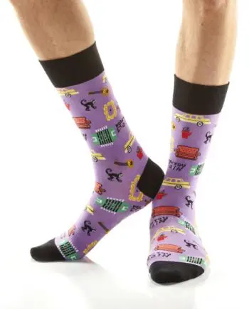 "Coffee Time" Men's Novelty Crew Socks by Yo Sox