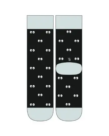 "Mini Eyes" Men's Novelty Crew Socks by Yo Sox