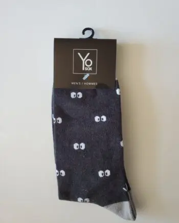 "Mini Eyes" Men's Novelty Crew Socks by Yo Sox