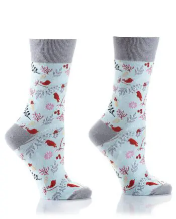 Wild Winter design Women's Novelty Crew Socks by Yo Sox