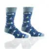 Pool Shark Men's Novelty Crew Socks by Yo Sox