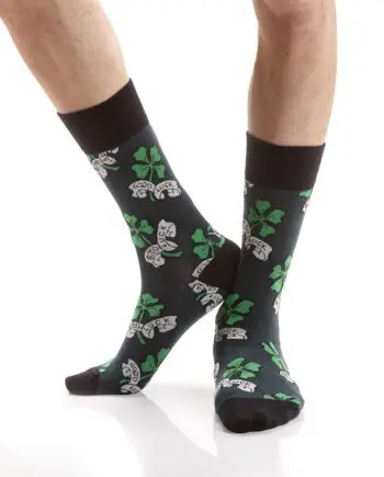 Good Luck Men's novelty crew socks by Yo Sox