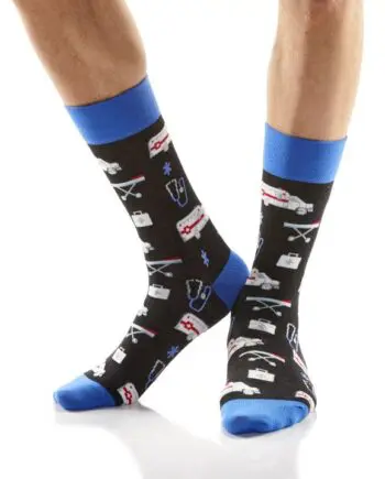 "Paramedic" Men's Novelty Crew Socks by Yo Sox