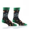 "All I Want for Christmas is Food" Men's Novelty Crew Socks by Yo Sox