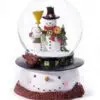 4" Snow Globe with Snowmen on Snowman Hat