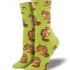 Chipmunk Cheeks Women's Novelty Crew Socks