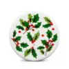 4" Allover Holly Coaster - Box Set of 4