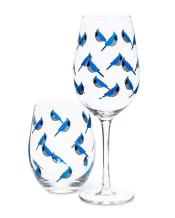 9.5" Blue Jay Goblet - Box Set 4