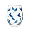 5" Blue Jay Stemless Goblet - Box Set 4