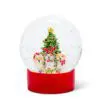 5" Dog Trio with Tree Snow Globe