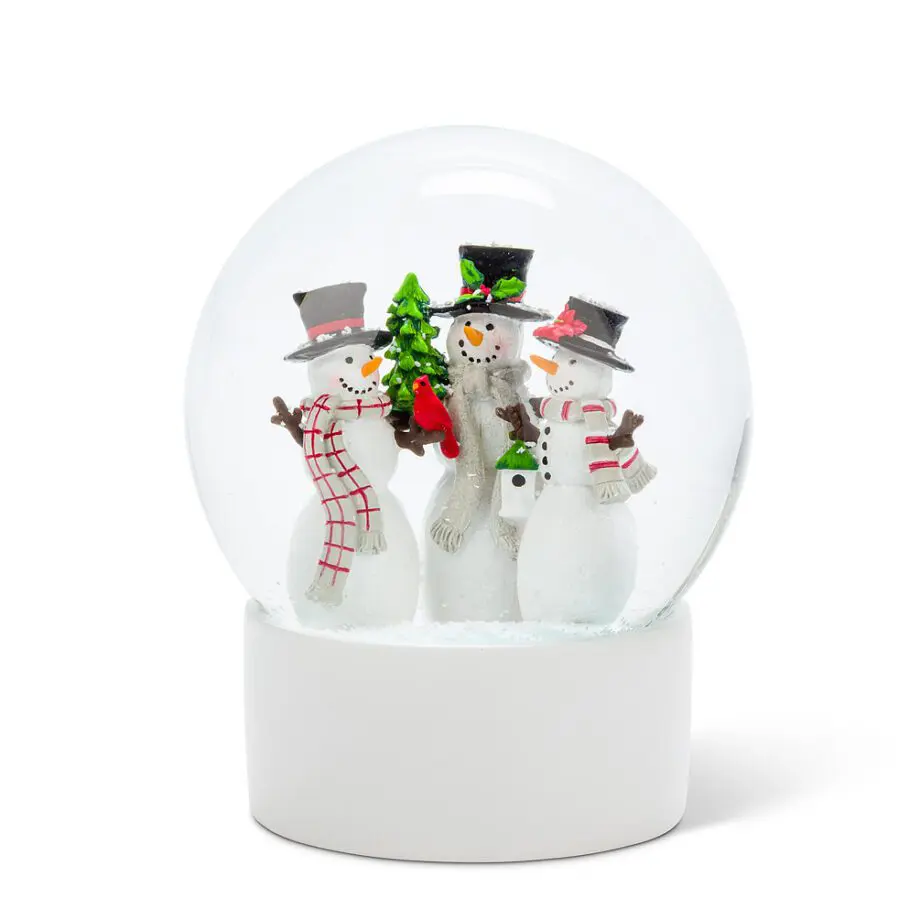 5.25" Snowman Trio Snow Globe