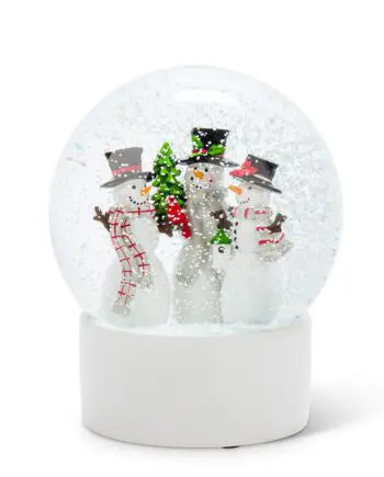 5.25" Snowman Trio Snow Globe