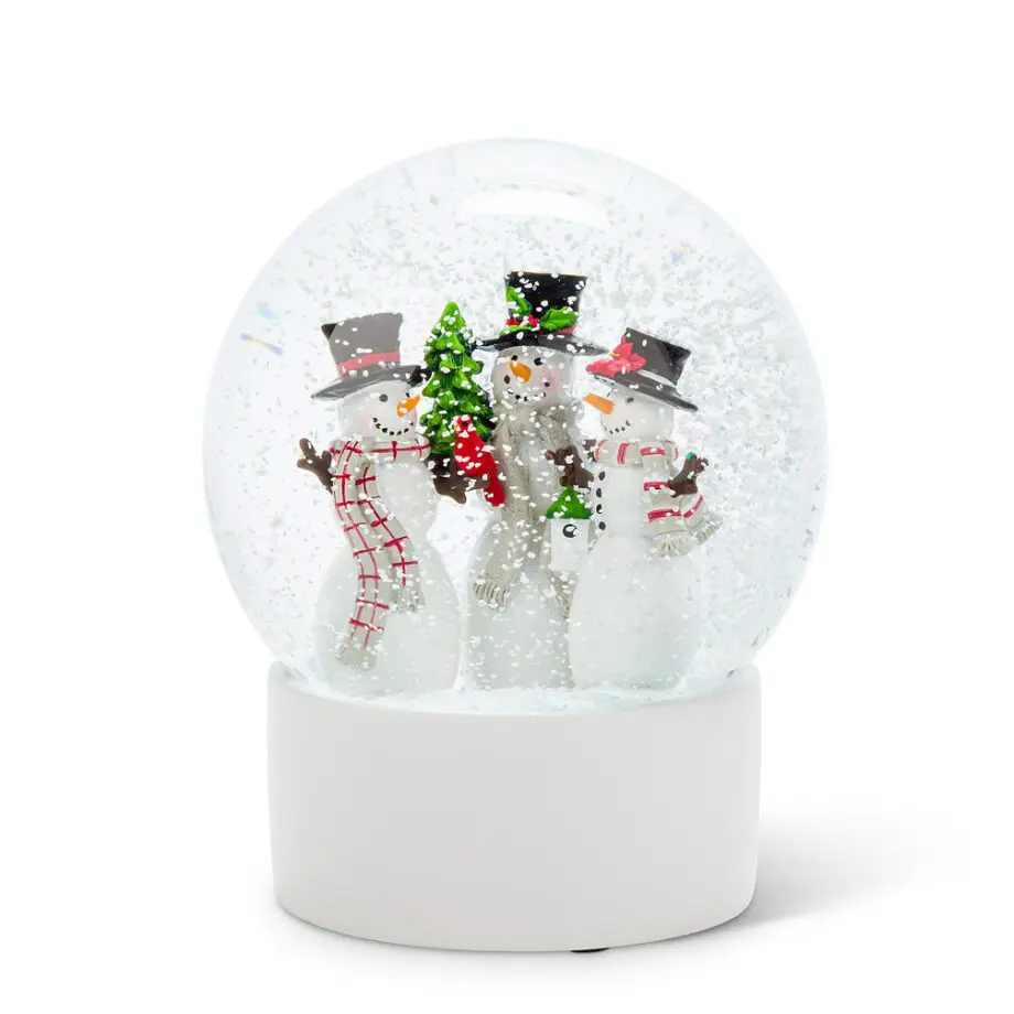 5.25" Snowman Trio Snow Globe