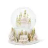 6.5" Large Village Music Snow Globe