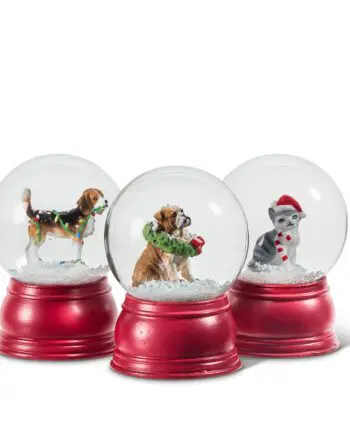 2.5" Holiday Pet Snow Globes