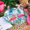 10.5" Flamingo Dinner Plate by Monarque