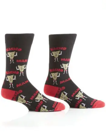 "Nachos" Men's Novelty Crew Socks by Yo Sox