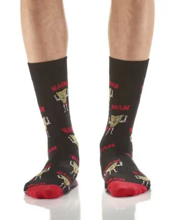 "Nachos" Men's Novelty Crew Socks by Yo Sox