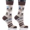 "Know Your Coffees" Women's Novelty Crew Socks by Yo Sox