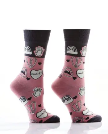 "So What" Women's Novelty Crew Socks by Yo Sox