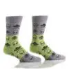 "Aliens" Men's Novelty Crew Socks by Yo Sox