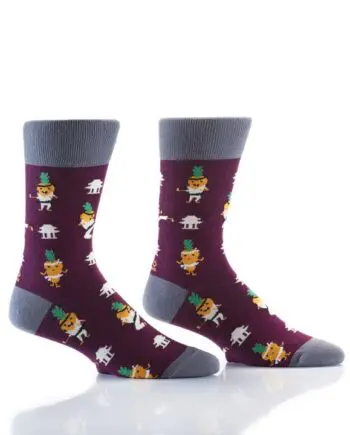 "Carrate" Men's Novelty Crew Socks by Yo Sox