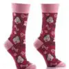 "Dog Mom" Women's Novelty Crew Socks by Yo Sox