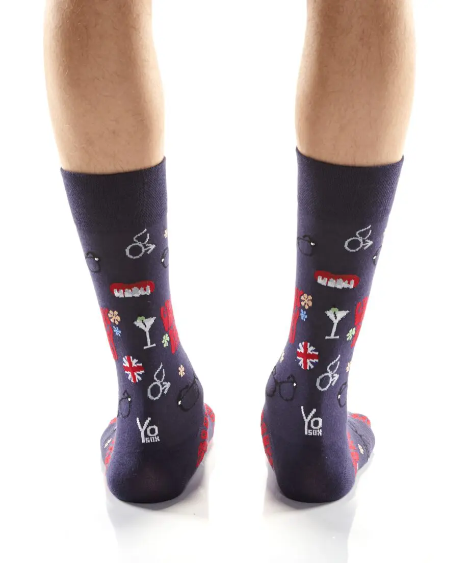 "Groovy Baby" Unisex Novelty Crew Socks by Yo Sox - Image 3