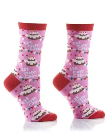 "Birthday Bash" Women's Novelty Crew Socks by Yo Sox