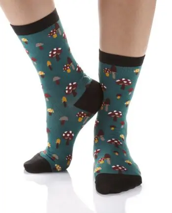 "Woodsy Fairy" Women's Novelty Crew Socks by Yo Sox