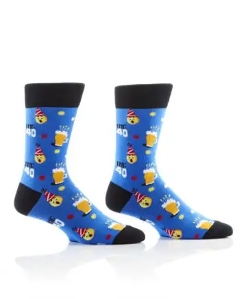 "40th Birthday" Men's Novelty Crew Socks by Yo Sox