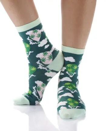 "Up Up & Away" Women's Novelty Crew Socks by Yo Sox