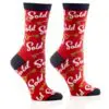 "Real Estate Agent" Women's Novelty Crew Socks by Yo Sox