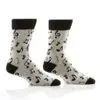 "Music" Men's Novelty Crew Socks by Yo Sox