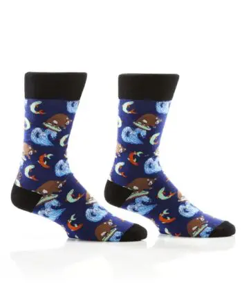 "Old Bear" Men's Novelty Crew Socks by Yo Sox