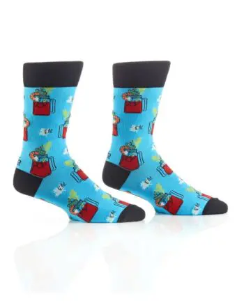 "Canadian Caesar" Men's Novelty Crew Socks by Yo Sox