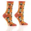 "Spin the Wheel" Women's Novelty Crew Socks by Yo Sox