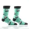 "Grand Panda" Men's Novelty Crew Socks by Yo Sox