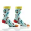 "Miami Adventure" Football Men's Novelty Crew Socks by Yo Sox