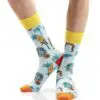 "Miami Adventure" Football Men's Novelty Crew Socks by Yo Sox