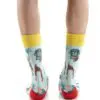 "Miami Adventure" Football Men's Novelty Crew Socks by Yo Sox