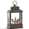 10.4" LED Water Lantern Santa in Sleigh