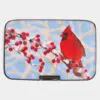 "Cardinal In Snow" RFID Armored Wallet by Monarque