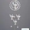 31.4" Hanging 3D Windchime Hummingbirds