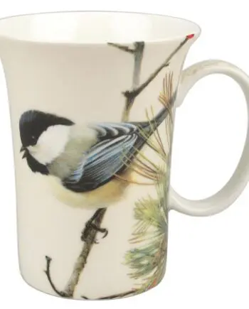 Bateman Lively Pair - Chickadees Crest Mug