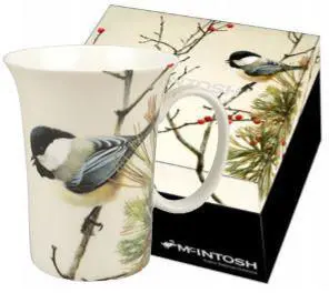 Bateman Lively Pair - Chickadees Crest Mug