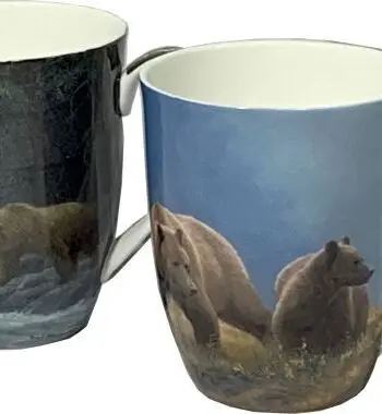 Bateman Grizzlies Mugs - Set of 2