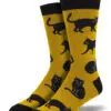 "Black Cat" Bamboo Women's Novelty Crew Socks by Socksmith